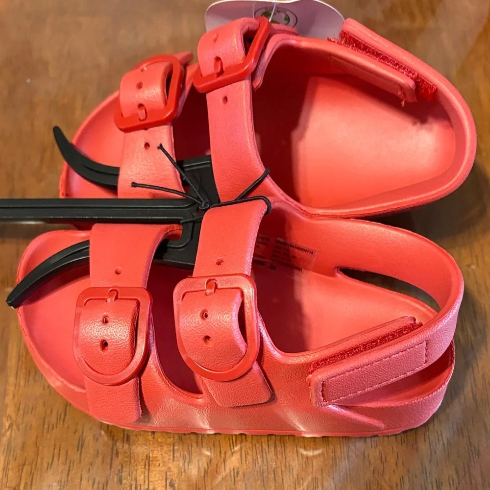 Wonder Nation Kids Bright Red Sandals